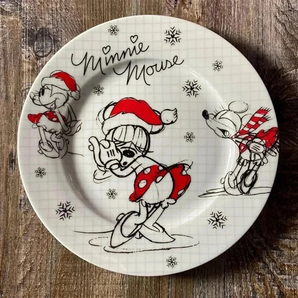 Disney | Minnie Mouse Christmas 🎄 Plate - Picture 1 of 3